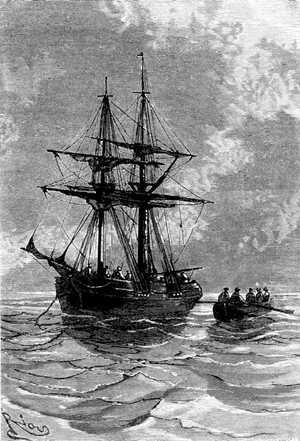 Era el tal buque, que se llamaba Macquarie, un bergantín de doscientas toneladas